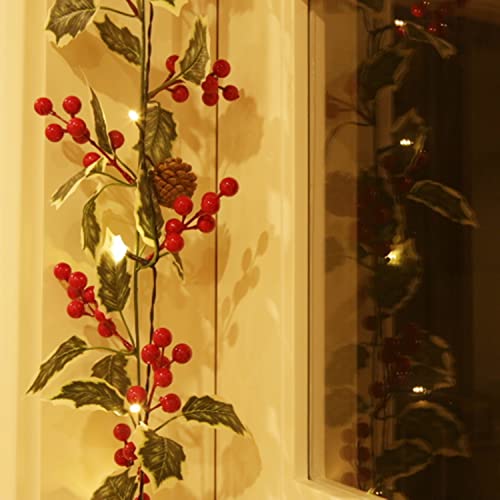 6FT Lighted Christmas Garland Battery Operated