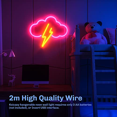 Cloud Led Neon Light Wall Decor, Battery or USB Powered