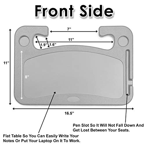 Auto Steering Wheel Car Travel Table, Food Eating Hook On Steering Wheel Tray