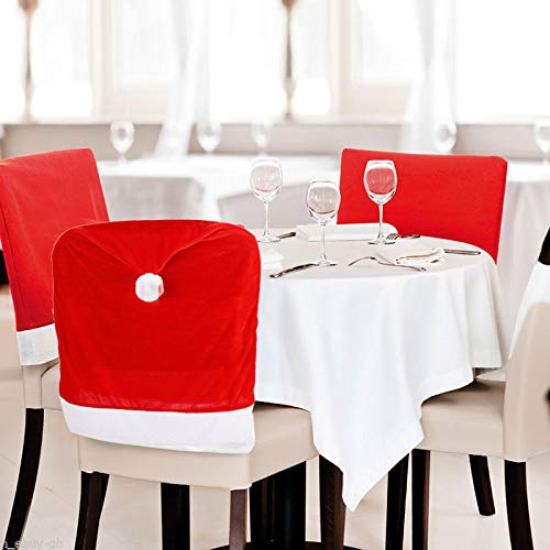 Santa Claus Hat  Christmas Chair Covers