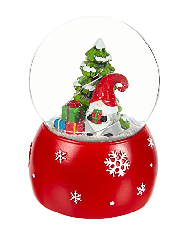 Water Globe w/ Gnome Icon for Christmas Decoration