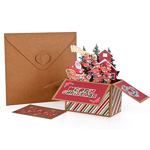 3D Pop Up Christmas Gift Cards