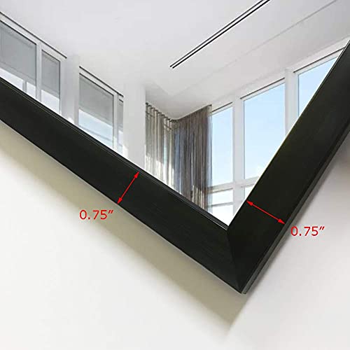 2 Packs 14x48 Inch Wall Mirrors Full Length, Black