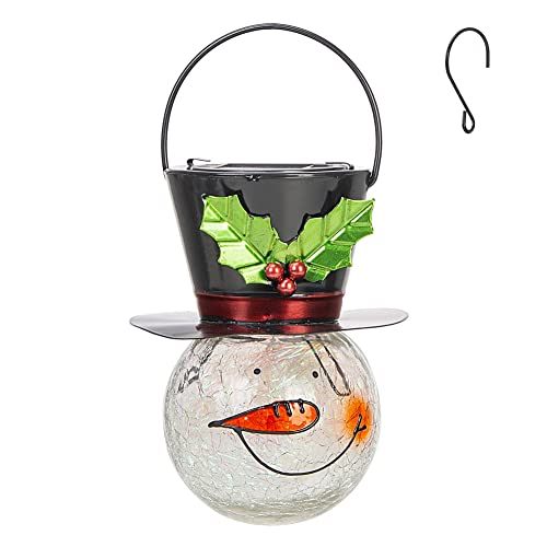 Christmas Snowman Solar Lanterns Decoration