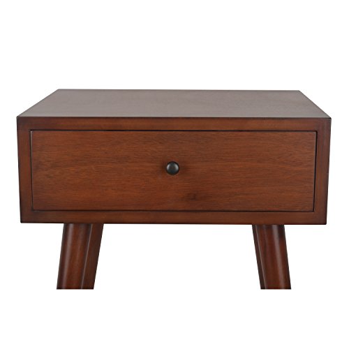 One Drawer Side Table- Wood