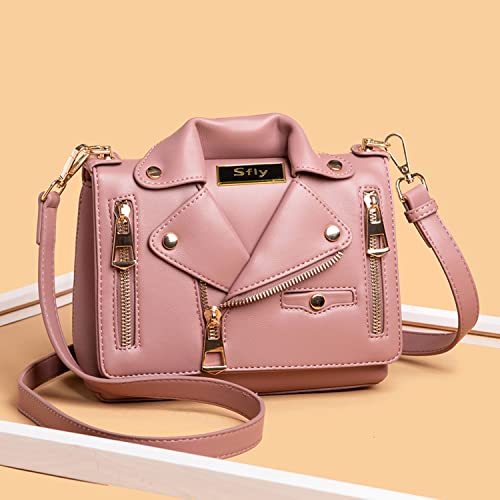 Women Leather Satchel Chain Strap Shoulder Bag Le