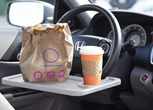 Auto Steering Wheel Car Travel Table, Food Eating Hook On Steering Wheel Tray