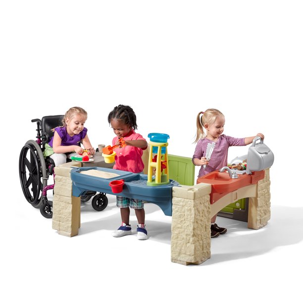 Step2 All-Around Playtime Patio with Canopy with 16 Play Accessories