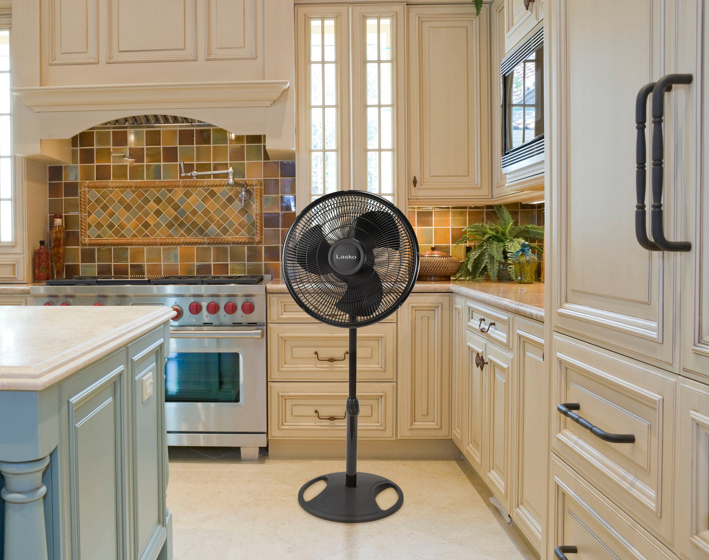 16" Oscillating Pedestal Stand 3-Speed Fan