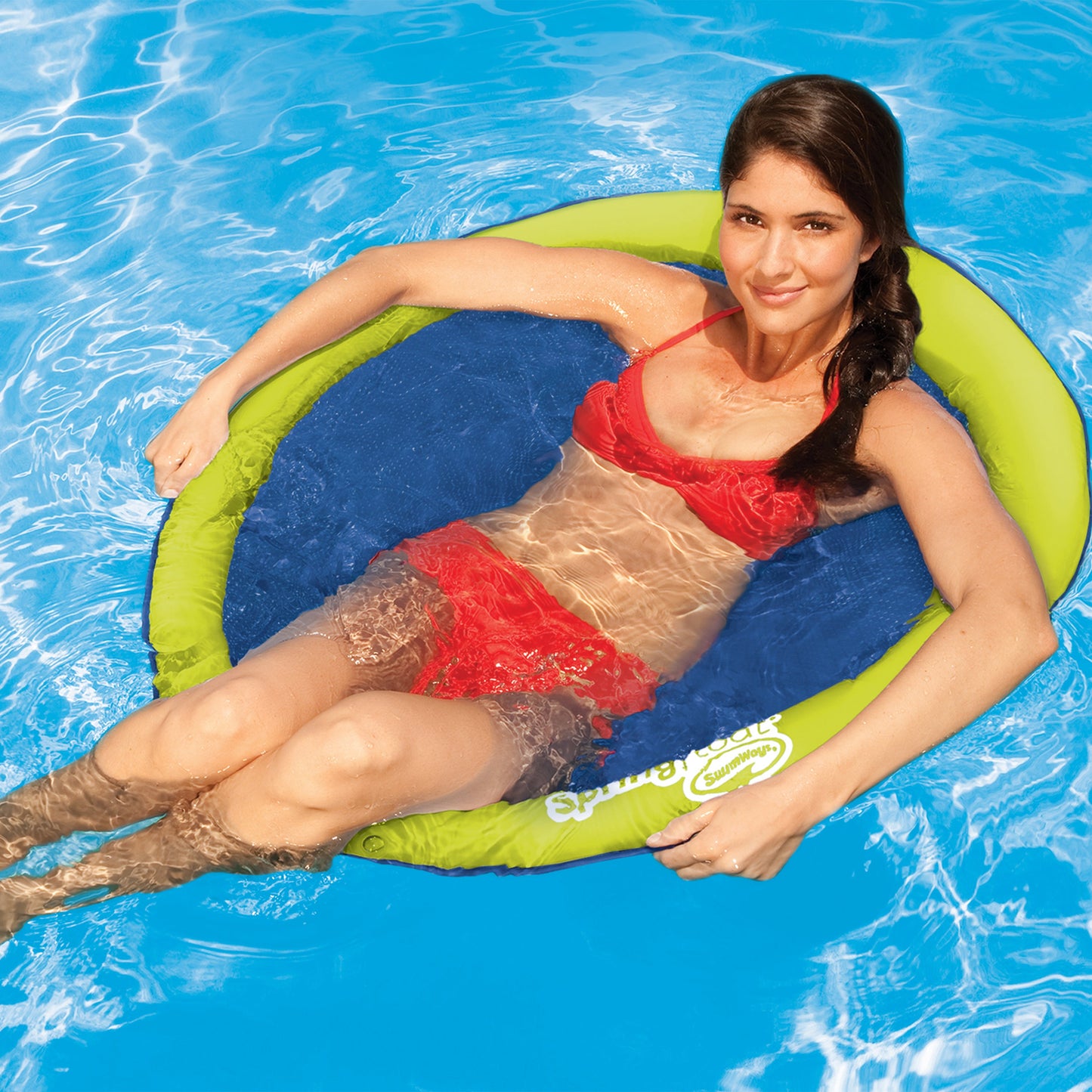 Spring Float Papasan - Mesh Float for Pool or Lake