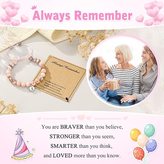 Gifts for Girls Jewelry, Initial Bracelets for Teen Girls Women, Letter Z Initial Charm Bracelets for Girls, Jewelry Gifts for Teenage Teen Girls Birthday Christmas Valentines Day Gifts