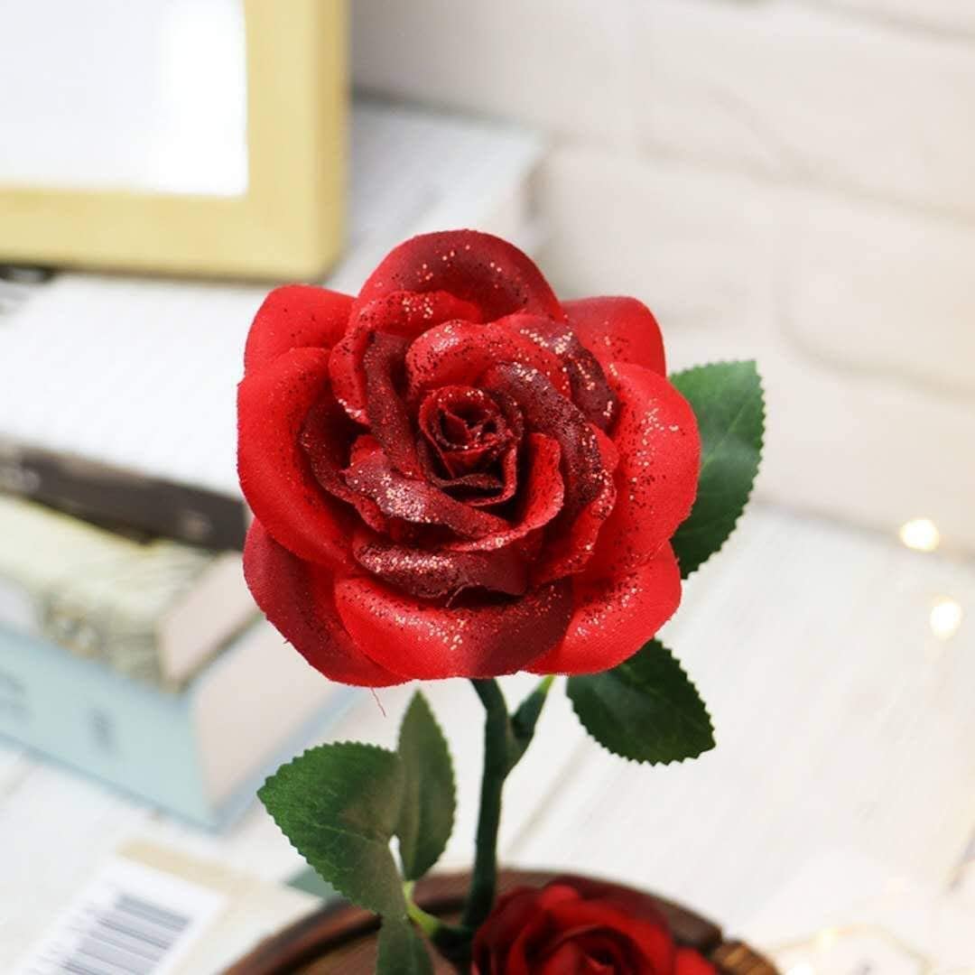 Valentine's Day Gifts for Her, Beauty and The Beast Rose Flowers, Unique Gift