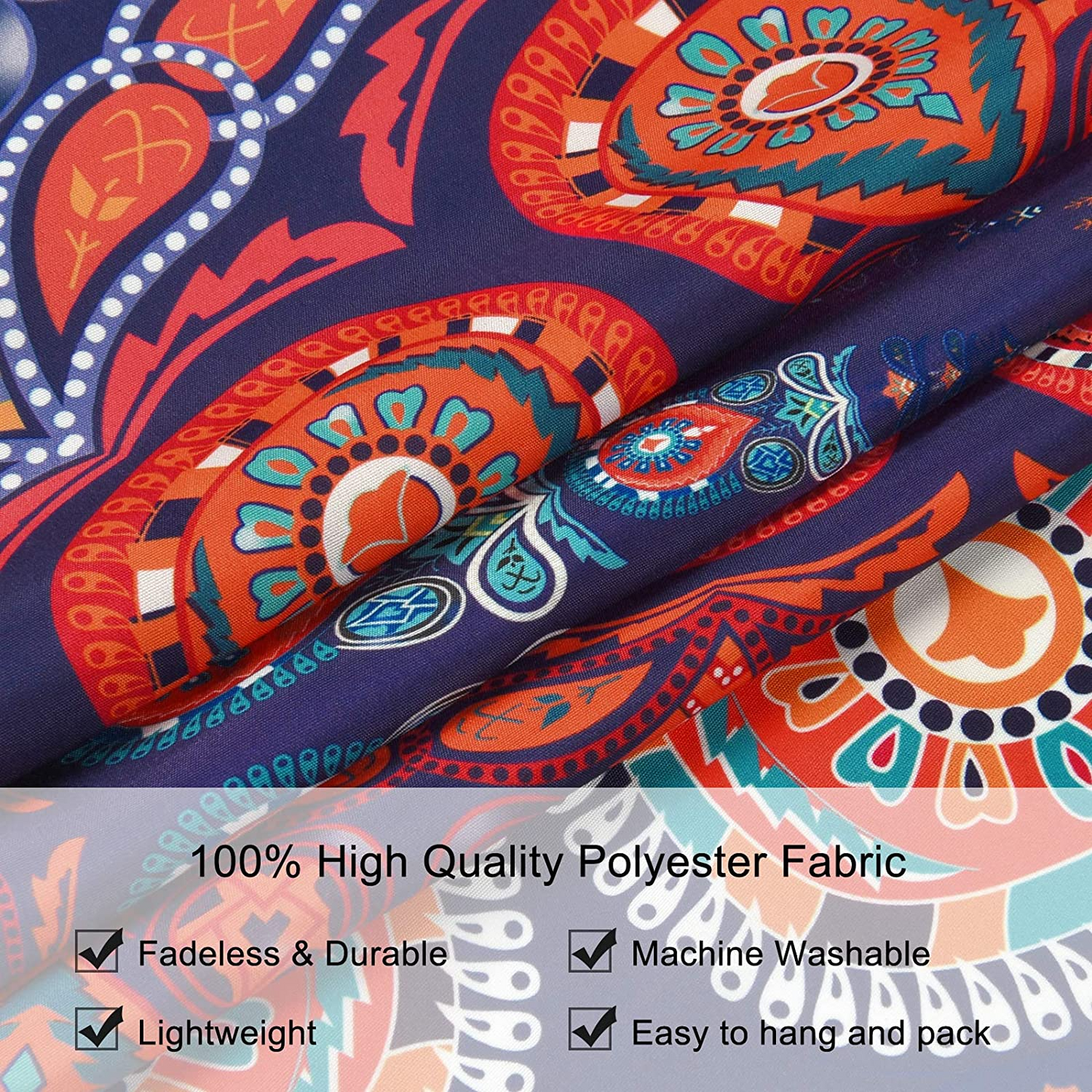 Bohemian Mandala Psychedelic Peacock Boho Tapestry