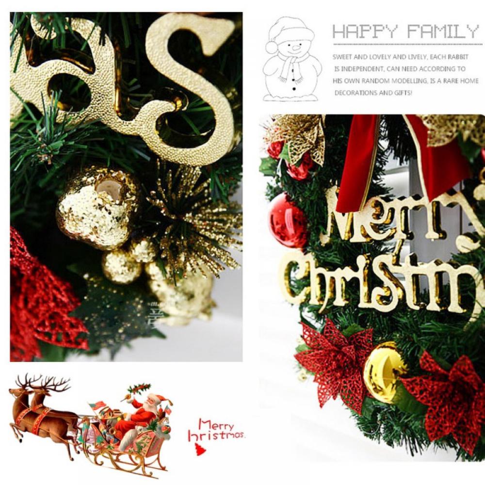 11.8 Inch Christmas Wreath Decoration