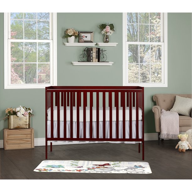 5-in-1 Convertible Crib in Cherry