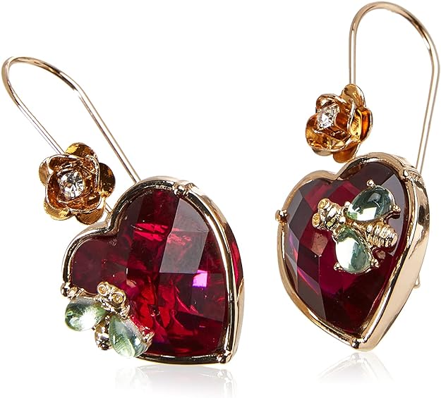 Heart Drop Earrings