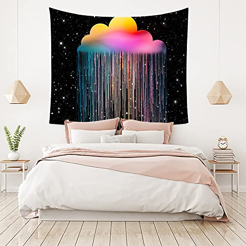 Clouds Rainbow Tapestry for Wall Decor