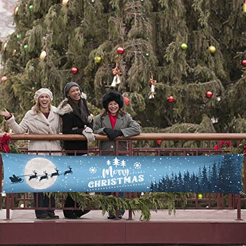 Large Merry Christmas Banner 120" x 20"