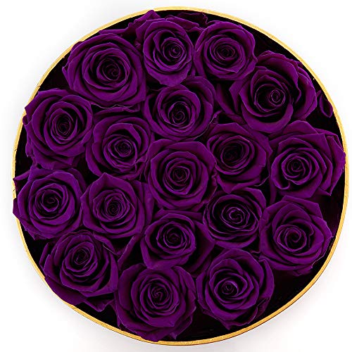 Handmade Preserved Real Roses in a Box That Last a Year Gift for Valentines Day