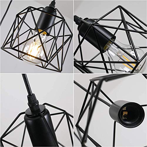 Adjustable Industrial 3-Light Pendant Lighting Fixtures