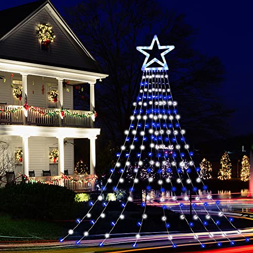 LED Star Christmas Tree Lights, Decoration