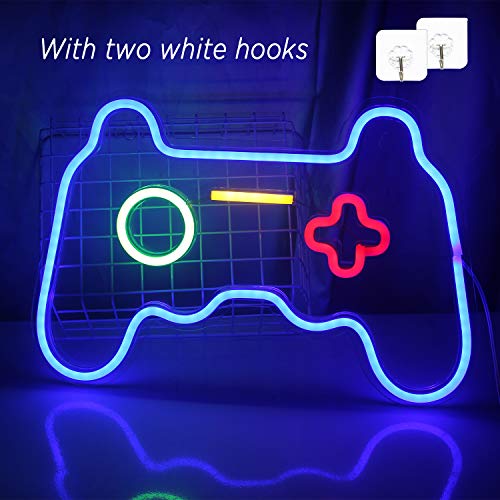 Game Shaped LED Neon Light Signs for Wall Decoration 16''x 11''