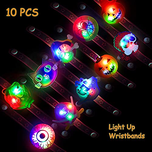 24 pcs Halloween LED Necklace & Bracelets