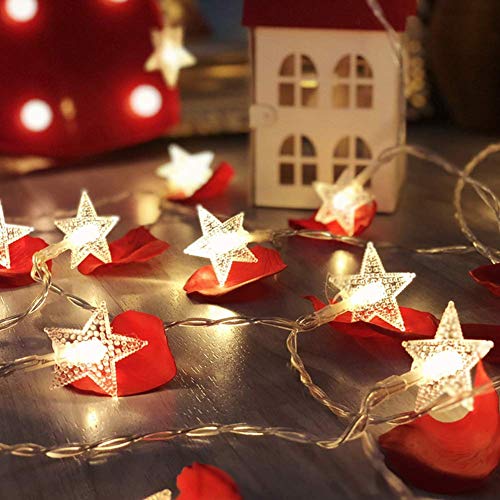 100 LED Star Christmas Lights