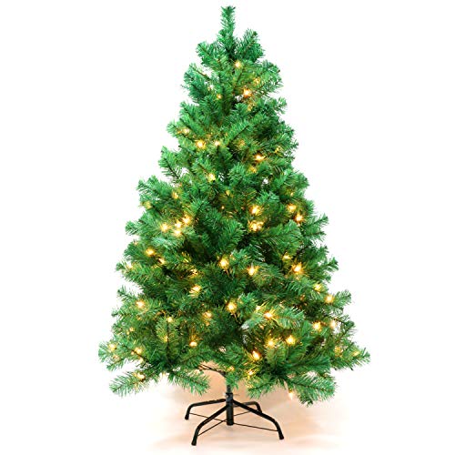 4 Feet 100 Pre Lit Christmas Tree