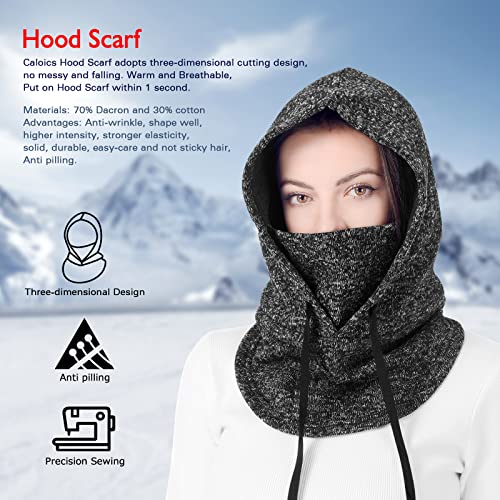 Balaclava Hood Scarf+Neck Warmer Suit for Men &  Women