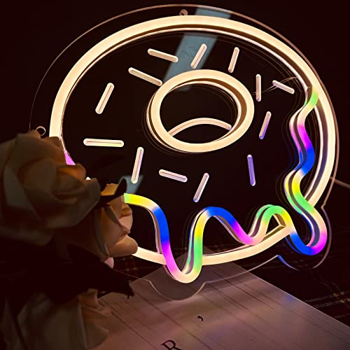 Donut Neon Lights w/ Dimmable Switch - USB Power Supply