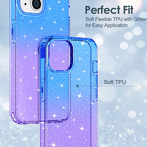 Slim Case for iPhone 13 Soft Liquid Silicone Gel Rubber Bumper, Anti-Scratch Microfiber Lining