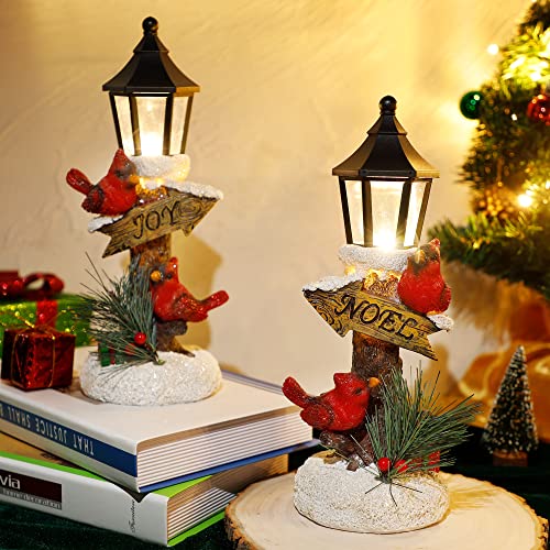 2 Pack Christmas Lighted Table Decoration