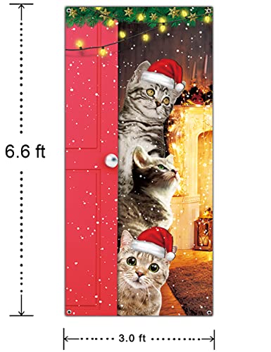 Cute  Christmas Door Cover  Decorations