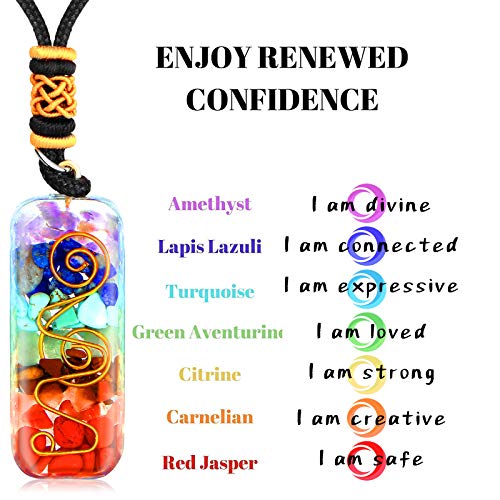 Limited Holiday Promotion Bundle! 7 Chakra Energy Generator Gemstone Crystal Pendant Set of 3