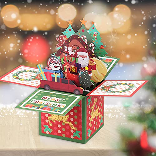 3D Pop Up Christmas Gift Cards