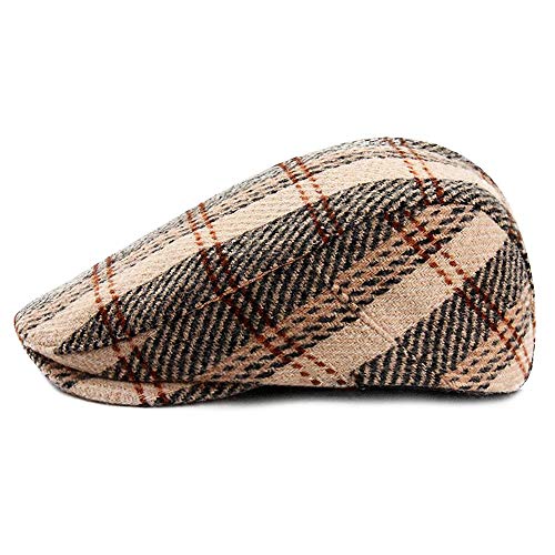 Newsboy Hat Classic Irish Duckbill Herringbone Beret Cap Winter Golf Hunting