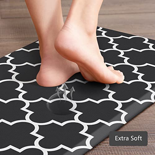 [2 PCS] Kitchen Cushioned Anti-Fatigue Floor Mat, Heavy Duty PVC Ergonomic