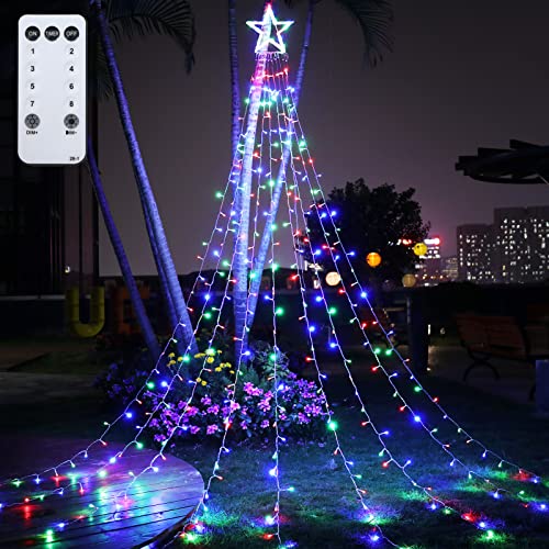 344 LED Christmas Lights w/ Star Topper