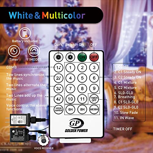 66ft 200 LED Christmas String Lights