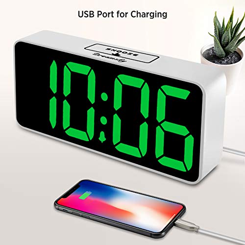 Large Digital Alarm Clock for Visually Impaired - 8.9 Inches Adjustable Alarm Volume