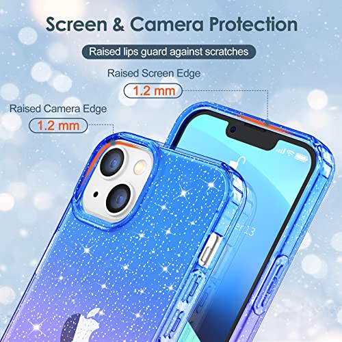 Slim Case for iPhone 13 Soft Liquid Silicone Gel Rubber Bumper, Anti-Scratch Microfiber Lining