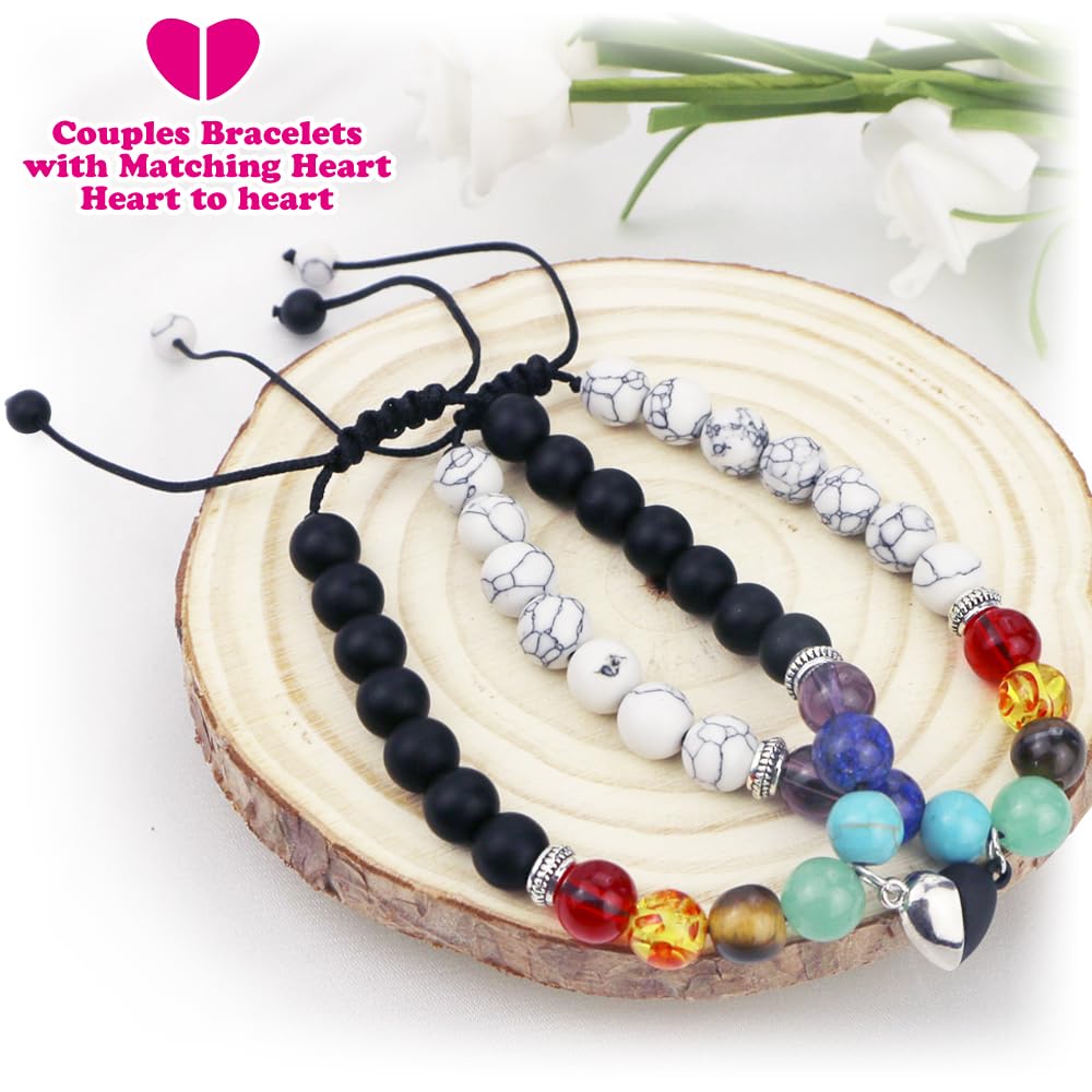 Heart Shaped Bracelet for Couples Gifts for Boyfriend Husband