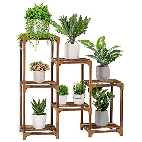 7 Tier Wood Plant Stand