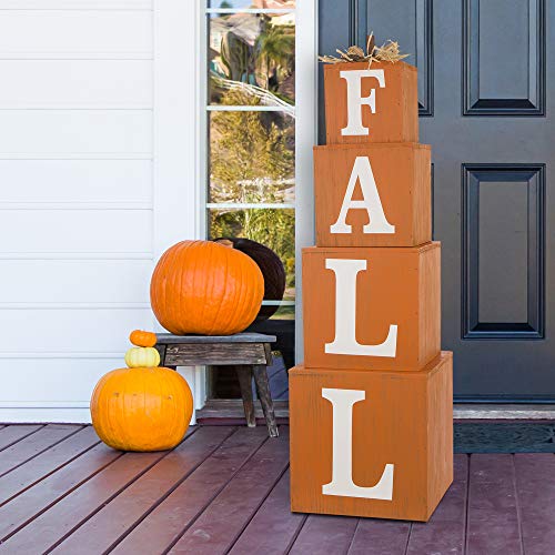 Wooden Double-Sided Wording Christmas & Fall Decorations