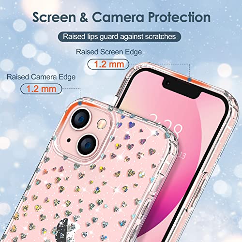 Slim Case for iPhone 13 Soft Liquid Silicone Gel Rubber Bumper, Anti-Scratch Microfiber Lining