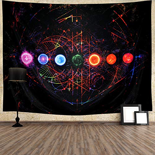 Chakra Yoga Meditation Tapestry  for Home Decor