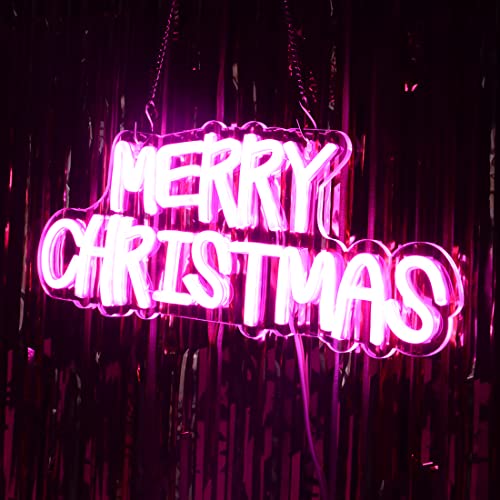 Merry Christmas LED Neon Sign Decoration