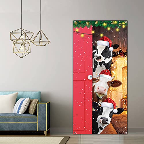 Cute  Christmas Door Cover  Decorations