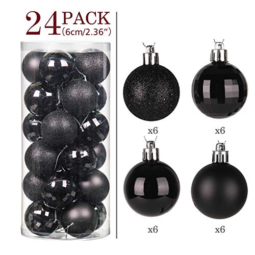 24pcs 2.36in Christmas Balls Decoration